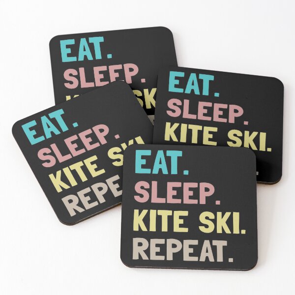 Item preview, Eat Sleep kite ski Repeat designed and sold by Life Shop.