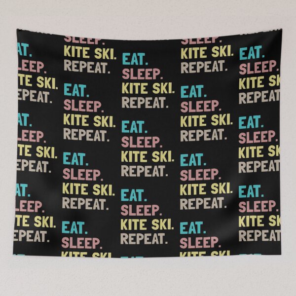 Item preview, Eat Sleep kite ski Repeat designed and sold by Life Shop.