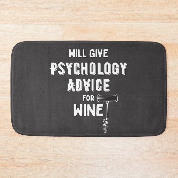 Item preview,  Will give Psychology Advice for Wine (White) designed and sold by Millenial Designs.