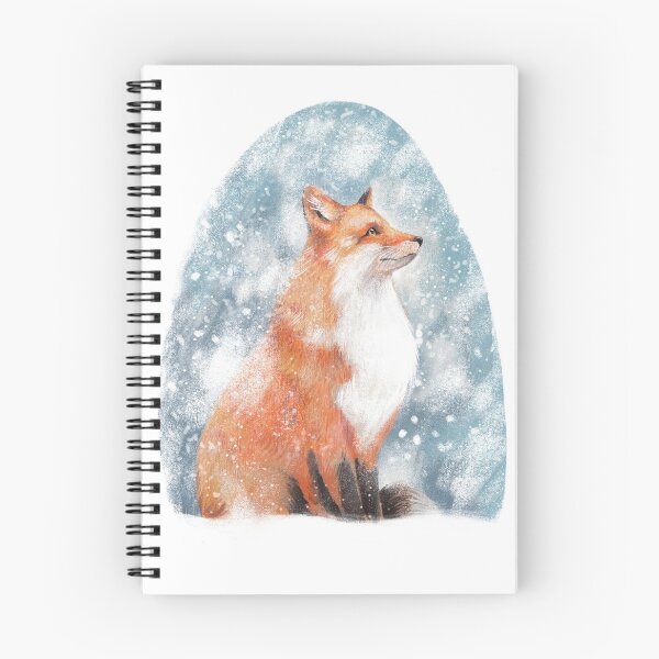 Item preview, Fox in snow designed and sold by annasyroed.