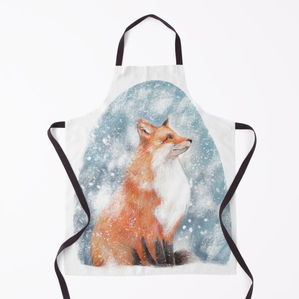 Item preview, Fox in snow designed and sold by annasyroed.