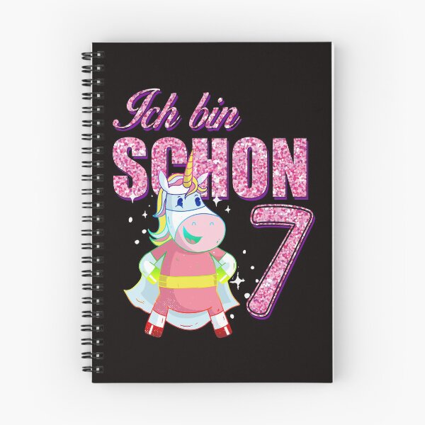 Item preview, Girls Unicorn 7 years old 7th birthday gift designed and sold by Nelt123.