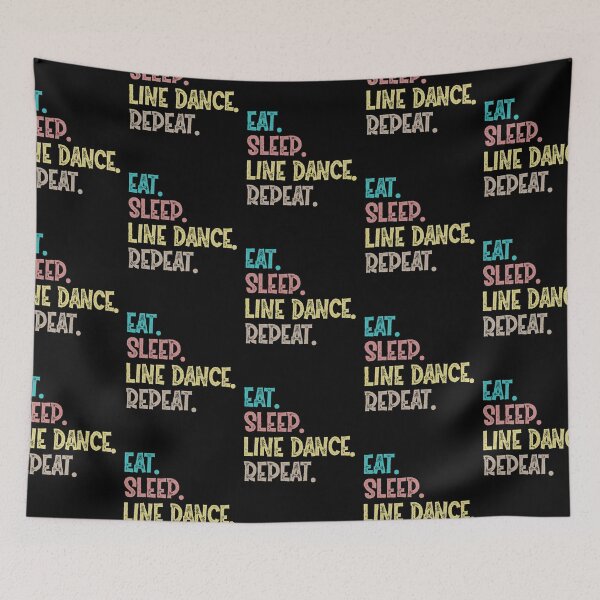 Item preview, Eat Sleep Line Dance Repeat designed and sold by Life Shop.