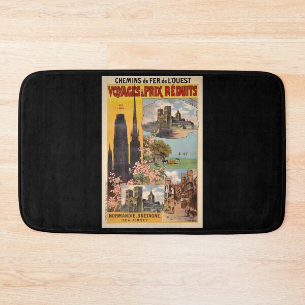 Item preview, retro classic OUEST Voyages poster designed and sold by CorasPosters.