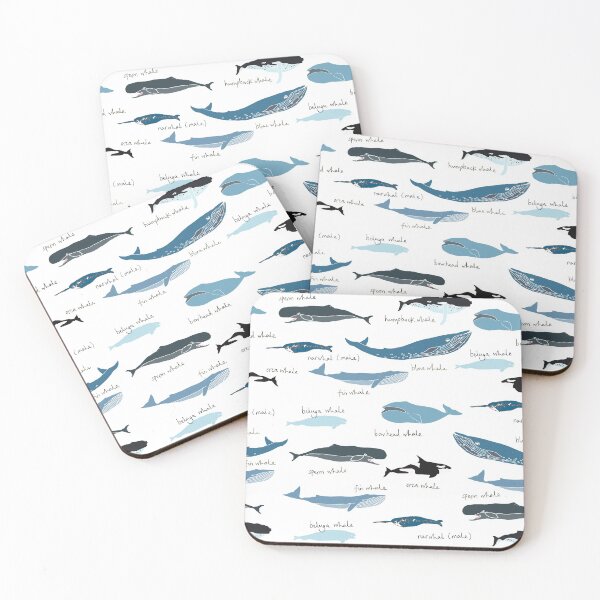 Item preview, Wild Blue Whales designed and sold by Claireybean.