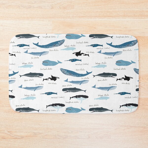 Item preview, Wild Blue Whales designed and sold by Claireybean.