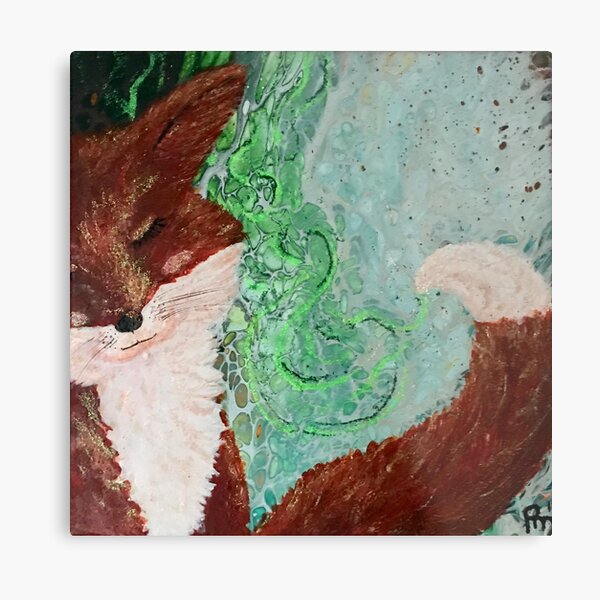 Item preview, Aurora Borealis Fox designed and sold by PajusCreations.