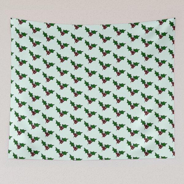 Item preview, Holly pattern Christmas designed and sold by LynHebb.