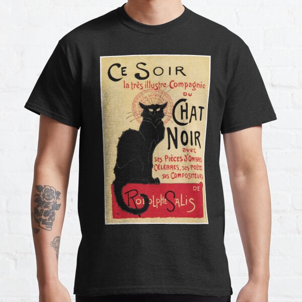 Le Chat Noir T Shirts Redbubble