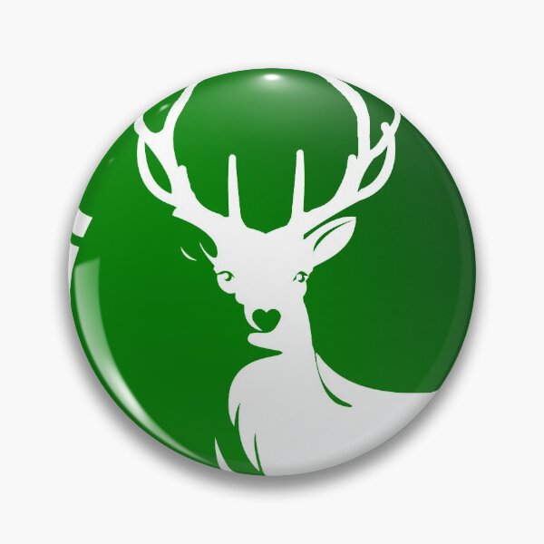 Item preview, Christmas Stag Bauble Green designed and sold by Carrihill.