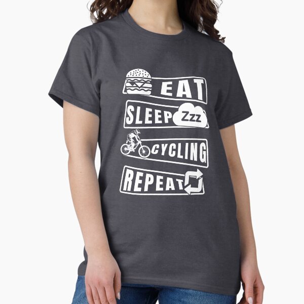 Item preview, Eat Sleep Cycling Repeat designed and sold by NewArtWave.