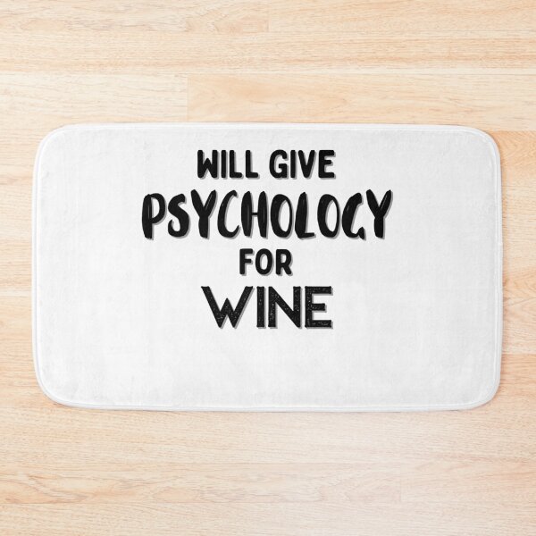 Item preview,  Will give Psychology Advice for Wine #3 (Black) designed and sold by Millenial Designs.