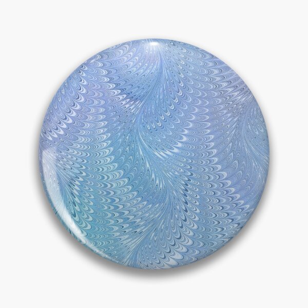 Item preview, Ebru Marbled Design in Blue  designed and sold by ReesDesigns.