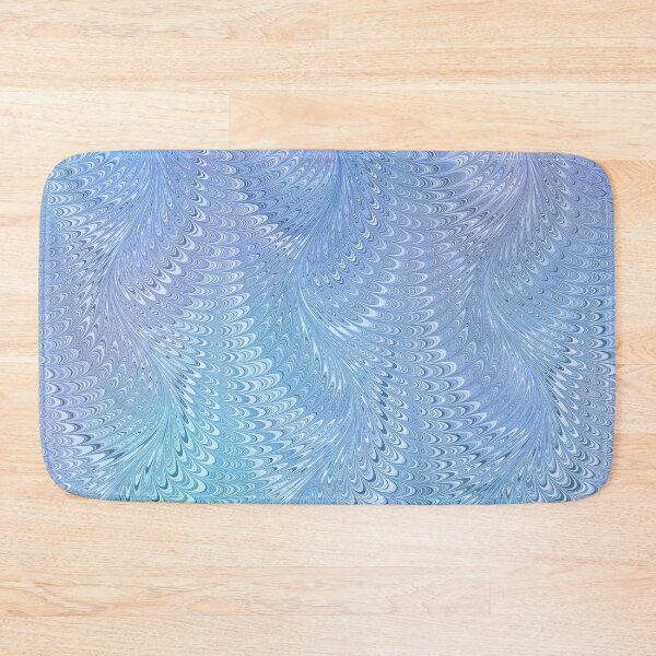 Item preview, Ebru Marbled Design in Blue  designed and sold by ReesDesigns.
