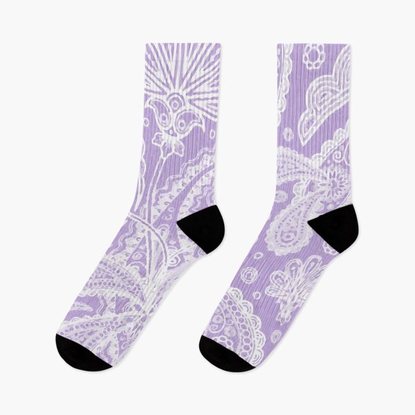Item preview, Purple and White Paisley Pattern designed and sold by thesnowwhyte.