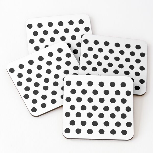 Item preview, Big Bold Doodle Dots Black on White designed and sold by pipeswitz.