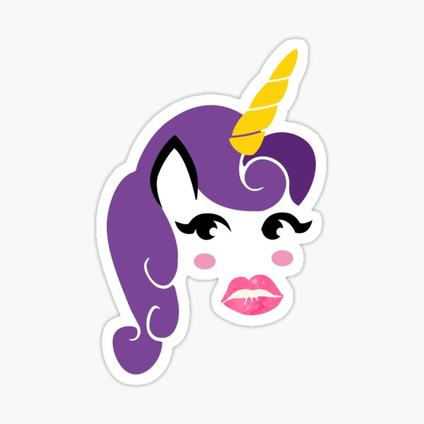 unicorn i love them Sticker