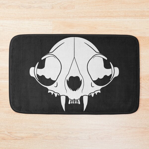 Item preview, Cat Skull White designed and sold by SpitsPixels.