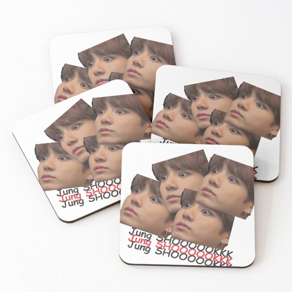 Item preview, BTS Jung Kook - Funny jung shook stickers designed and sold by Mystickal.