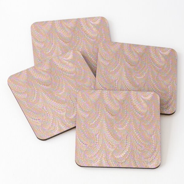 Item preview, Ebru Marbled Design in Iridescent designed and sold by ReesDesigns.
