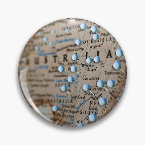 Item preview, Australian golf map designed and sold by urban-color.