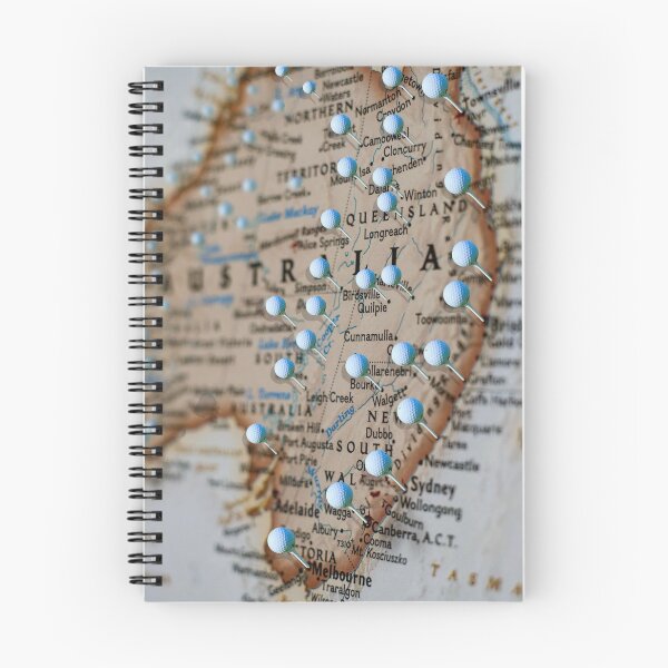 Item preview, Australian golf map  designed and sold by urban-color.