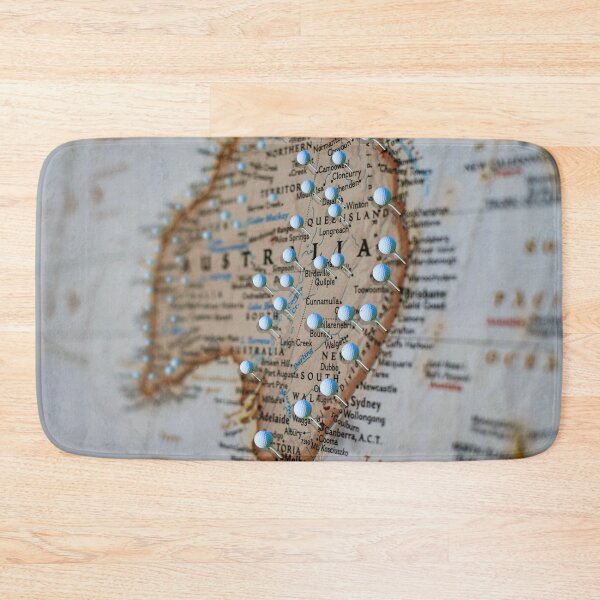 Item preview, Australian golf map  designed and sold by urban-color.