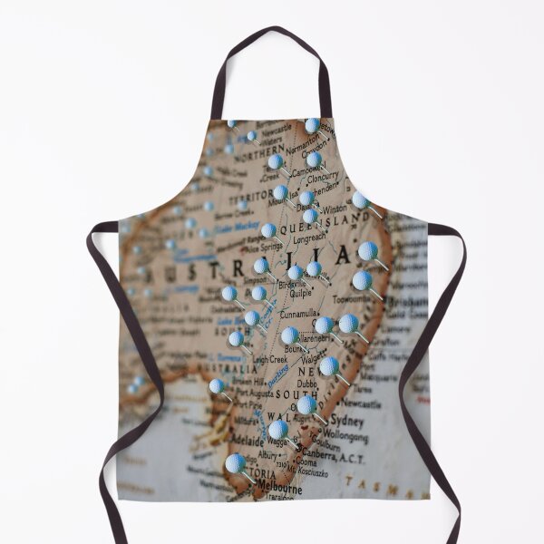 Item preview, Australian golf map  designed and sold by urban-color.