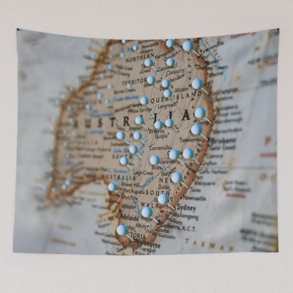 Item preview, Australian golf map  designed and sold by urban-color.