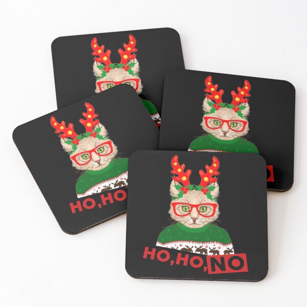 Item preview, Ho Ho No Christmas Cat  designed and sold by Nrlifecreations.
