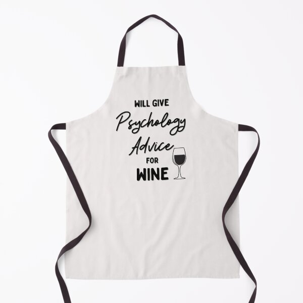 Item preview, Will give Psychology Advice for Wine #4 (Black) designed and sold by Millenial Designs.