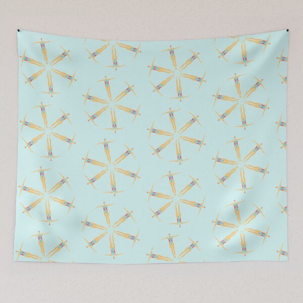 Item preview, Synchronized Swimming.  Artistic swimmers in a synchro team.  Synchronized swimmer designed and sold by LoveSynchro.