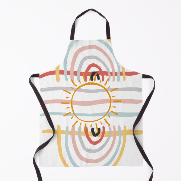 Item preview, multicolor abstract sun illustration designed and sold by Doucheka.