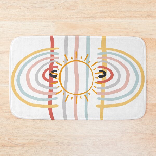 Item preview, multicolor abstract sun illustration designed and sold by Doucheka.