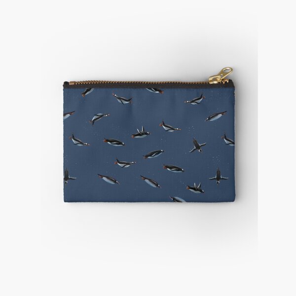 Item preview, Swimming Gentoo Penguins (blue) designed and sold by Doodle-Pip.