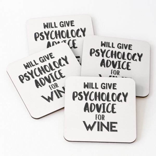 Item preview, Will give Psychology Advice for Wine #5 (Black) designed and sold by Millenial Designs.