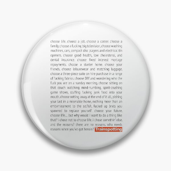 Item preview, Copie de Trainspotting designed and sold by worldtothedevil.