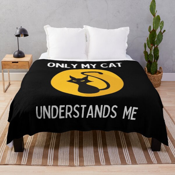 Item preview, Only My Cat Understands Me - Black Cat designed and sold by Pandoras-Boxx.