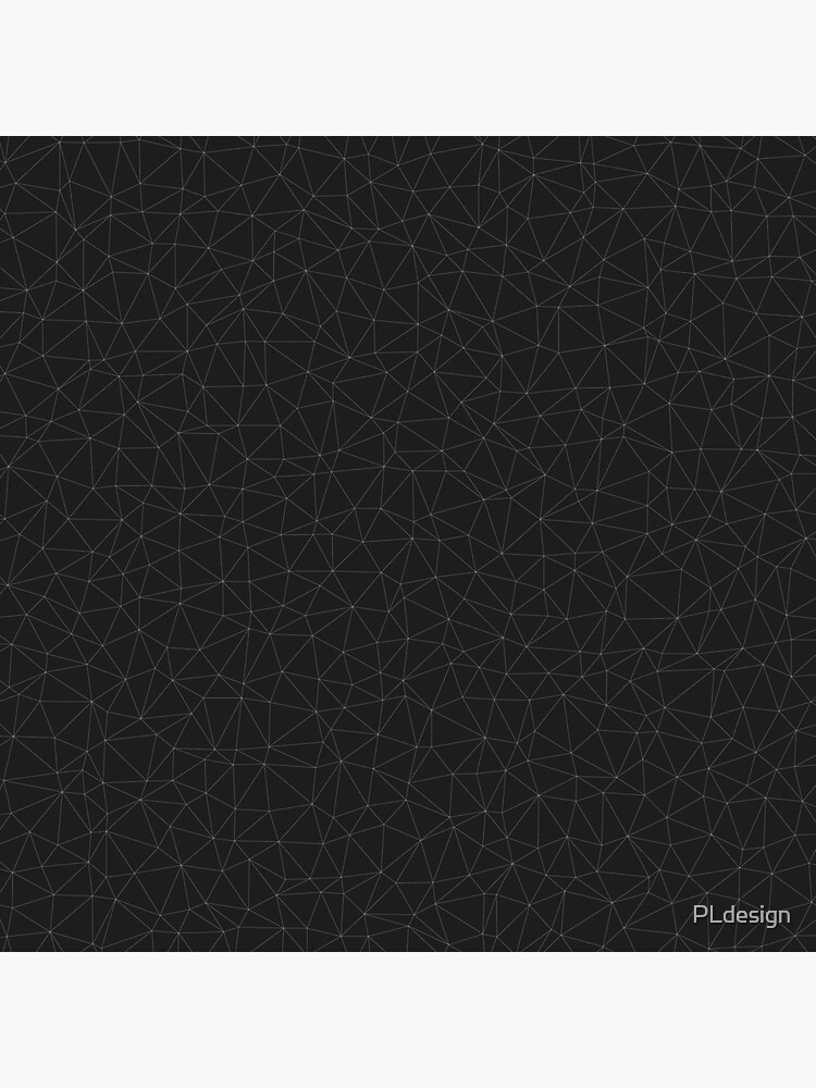 Elegant White Dark grey geometric mesh pattern by PLdesign