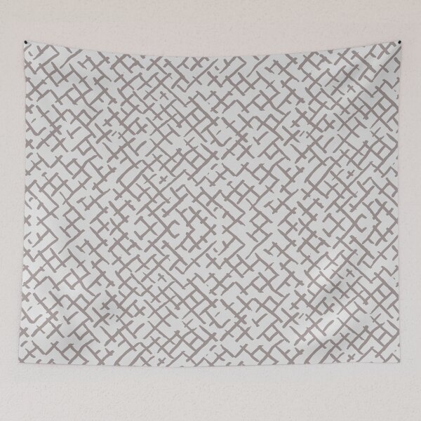 Item preview, Optimistic cross hatching - Nobel on Gainsboro designed and sold by Leonard-Solton.