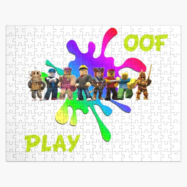 Roblox Characters Jigsaw Puzzles Redbubble - jigsaw theme song ids roblox