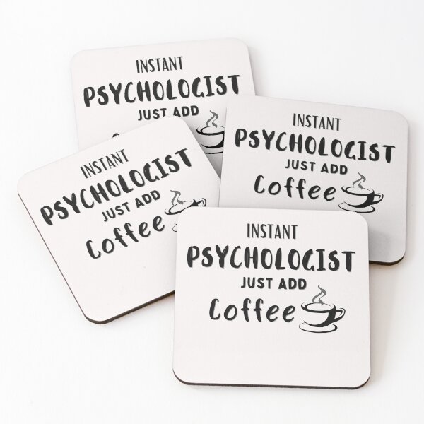 Item preview, Instant Psychologist just add Coffee #1 (black) designed and sold by Millenial Designs.