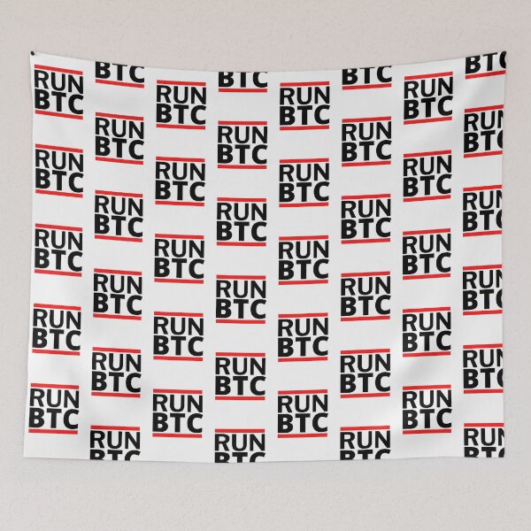 Item preview, Run BTC - Bitcoin to the moon! designed and sold by Scubaloppy.