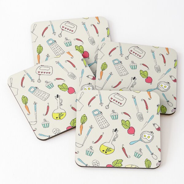Item preview,  Funny Kitchen Seamless Patterns  designed and sold by labatchino10.