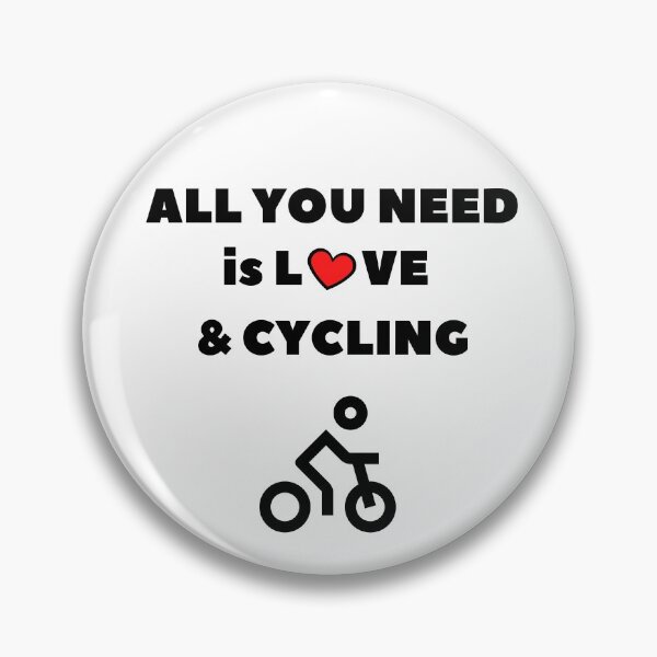 Item preview, All you need is love and cycling designed and sold by TheGreenGoat.