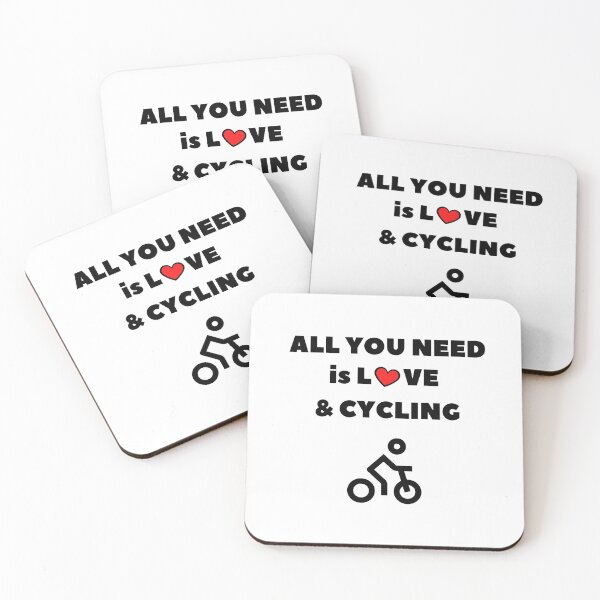 Item preview, All you need is love and cycling designed and sold by TheGreenGoat.