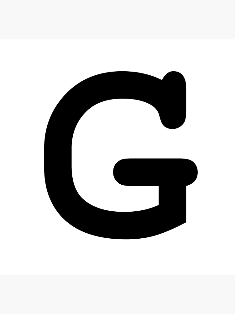 "Typewriter letter G" Poster for Sale by Alphabetss Redbubble