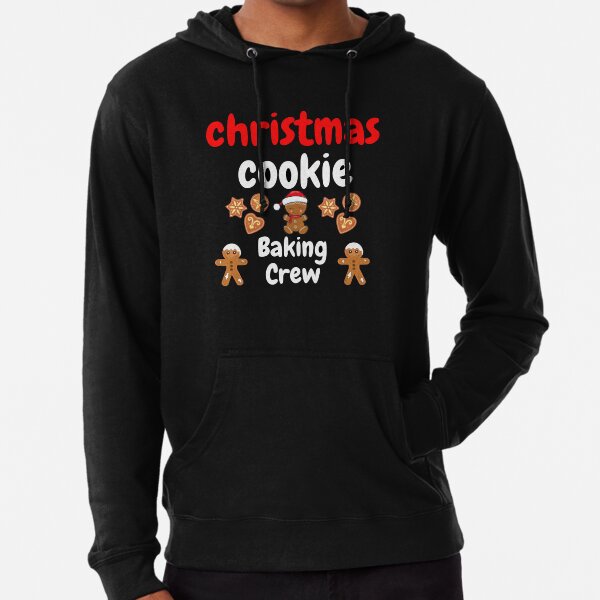 Christmas Cookie baking crew Christmas holiday , Christmas baking team, cookie baking, Lightweight Hoodie