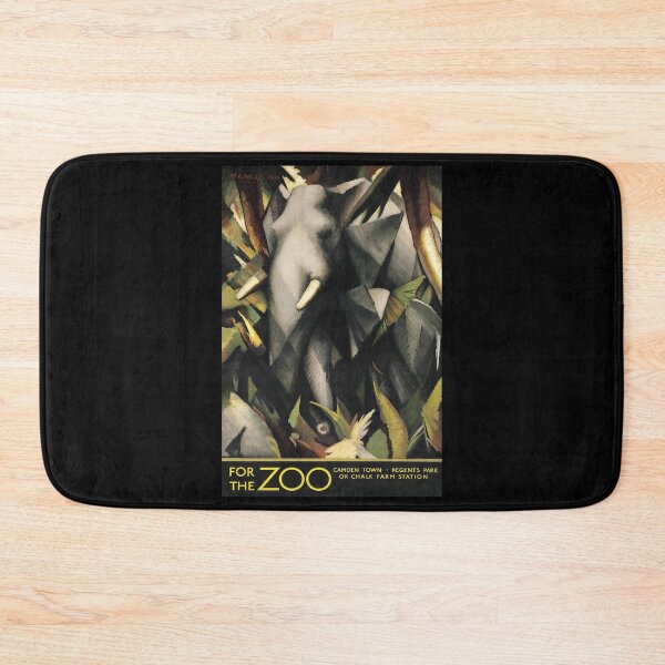 Item preview, retro classic London Zoo 1933 poster designed and sold by CorasPosters.