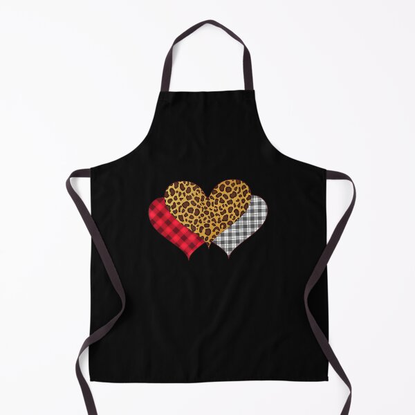 Item preview, Three Hearts Leopard Buffalo Red Black Plaid Valentine's day Gift designed and sold by davidruddca.
